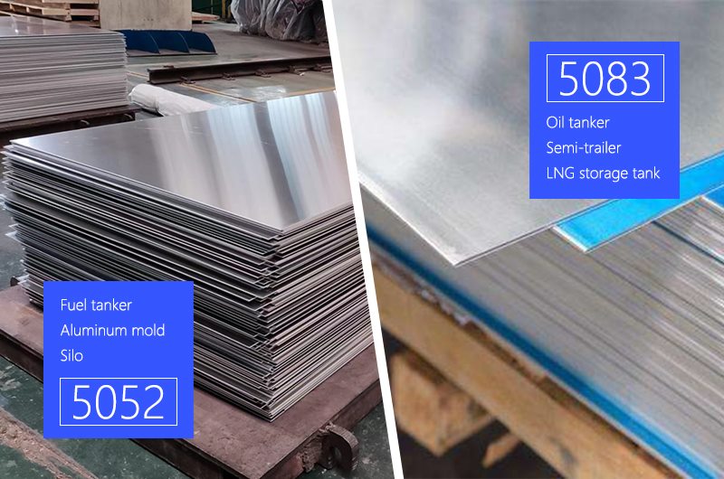 Mana yang mempunyai kekuatan yang lebih tinggi antara 5052 dan 5083 plat aluminium untuk tangki bahan api?